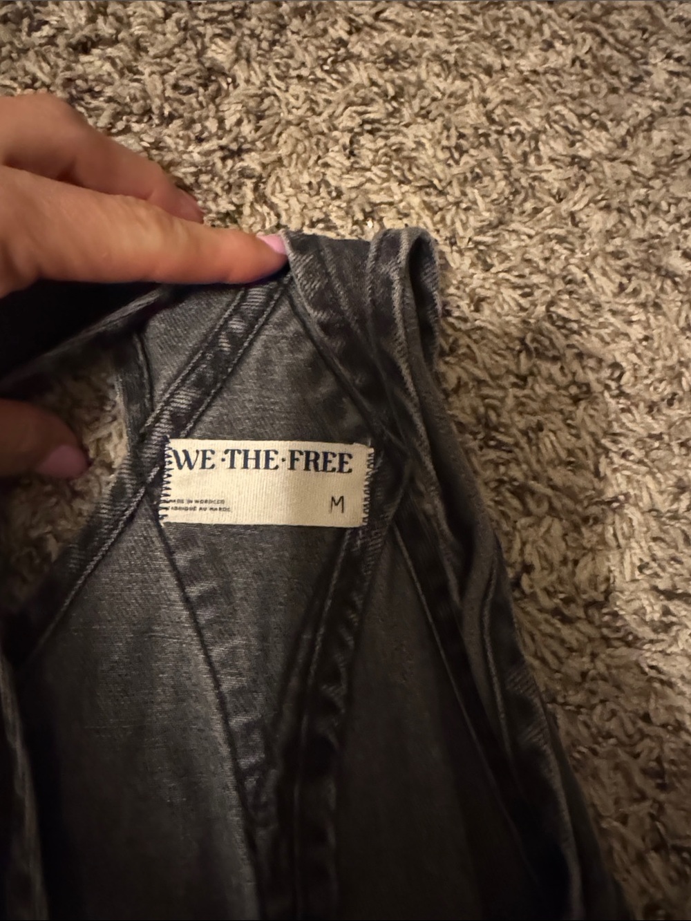 Free People Ziggy Overalls Mineral Black - Picture 5 of 5